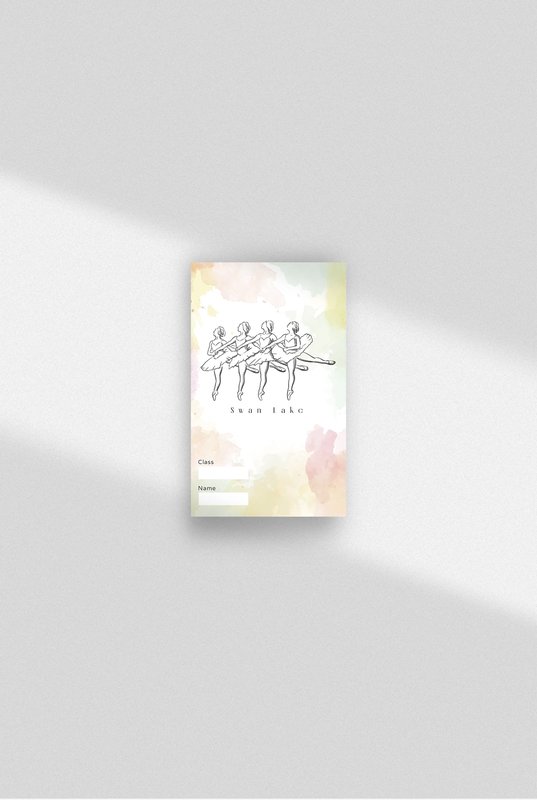 【預購】^小步點－Dance of the Cygnets^（watercolor 1-2方型集點）